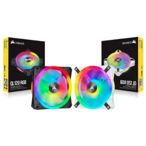Ventulateur de boitier Corsair QL Series QL120 RGB maxgaming maroc pcgamer 1