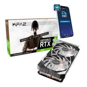 carte graphique KFA2 GeForce RTX 3050 EX 1 Click OC LHR maxgaming maroc pcgamer 1